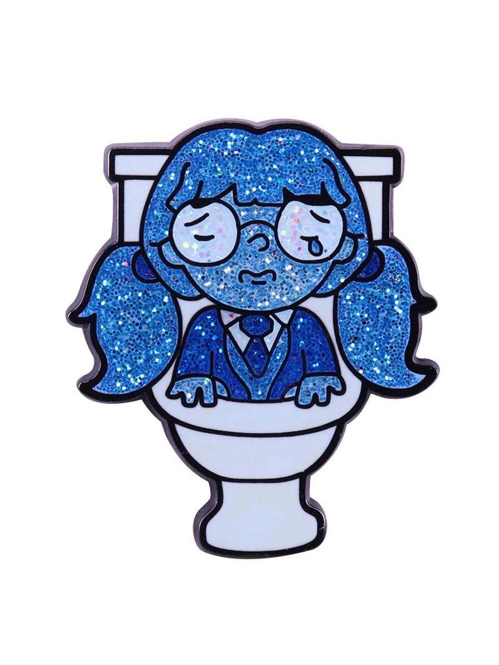 Harry Potter Moaning Myrtle Ghost In Toilet Enamel Pins 212